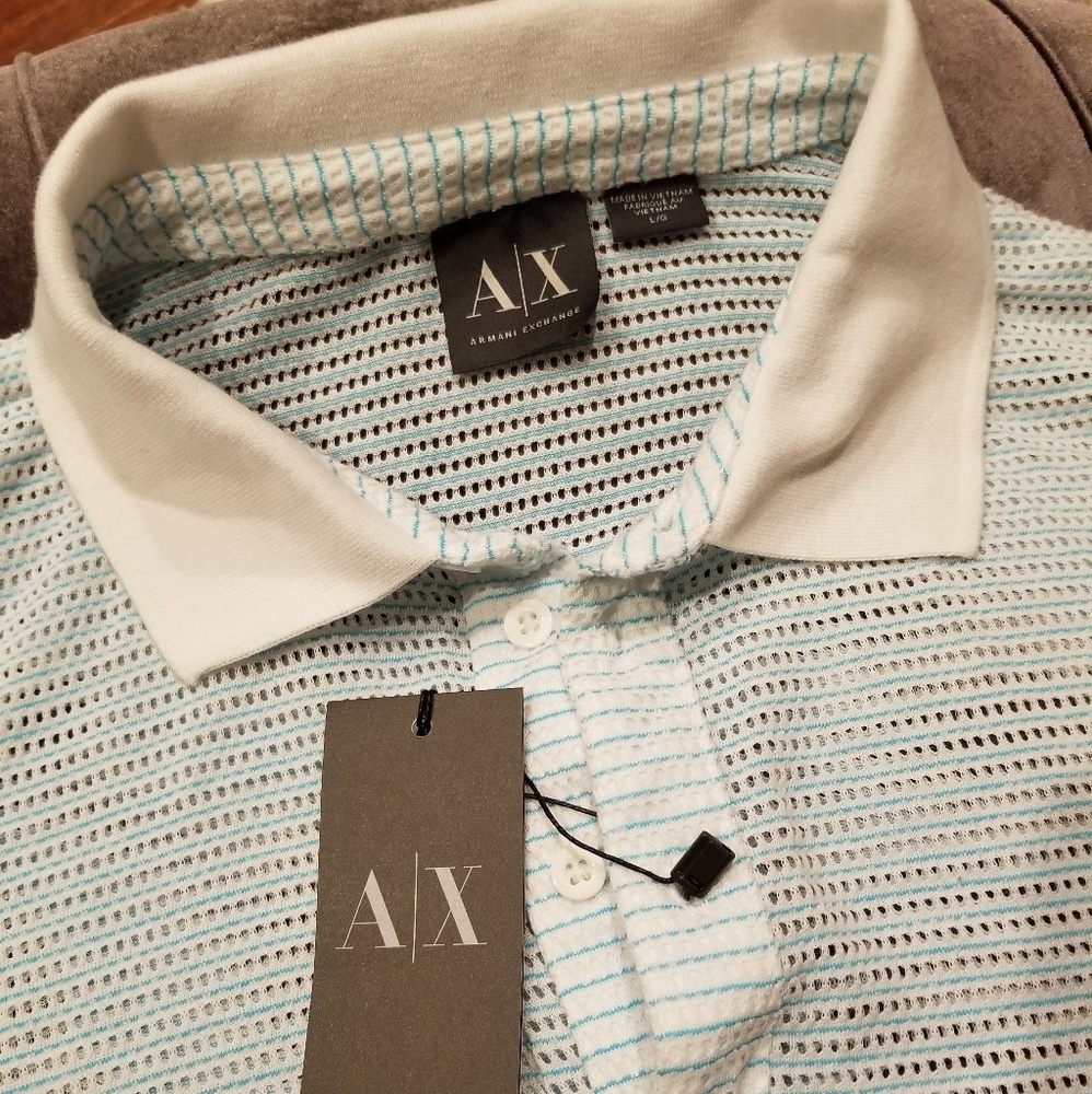Armani Exchange Mens Short Sleeve Shirt